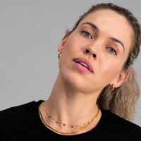 Tiny Charm Necklace - Square