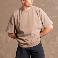 Ultra Heavy Oversized Tee - Brown