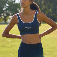 Trophy Bra - Navy & White