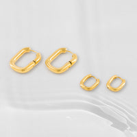 Chunky Oval Hoops