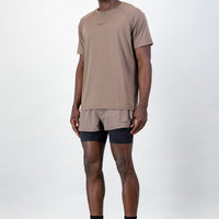 Energy 2-in-1 Short - Brown & Black
