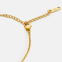 Tiny Charm Necklace - Round