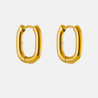 Chunky Oval Hoops