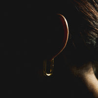 Chunky Oval Hoops