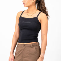 Minimal Rib Tank - Black
