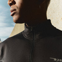 Carbon 1/4 Zip - Black
