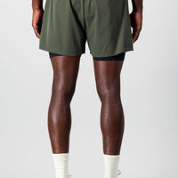 Move 2-in-1 Short - Forest Green