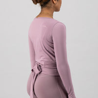 Mirage Wrap Top - Mauve