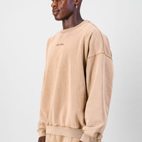 Ultra Heavy Crew Top - Brown