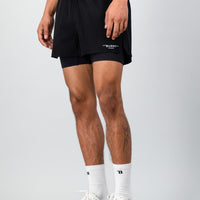 Fundamental Move 2-in-1 Short - Black