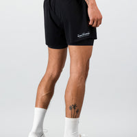 Fundamental Move 2-in-1 Short - Black