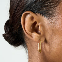 Thin Oval Hoops