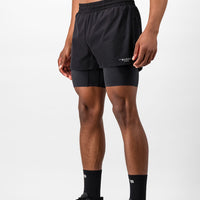 Forge 2-in-1 Shorts - Black