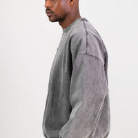 Ultra Heavy Crew Top - Acid Black