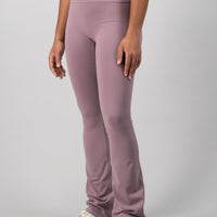Fluid Flared Legging - Mauve