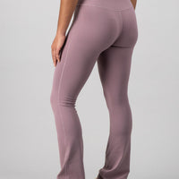 Fluid Flared Legging - Mauve